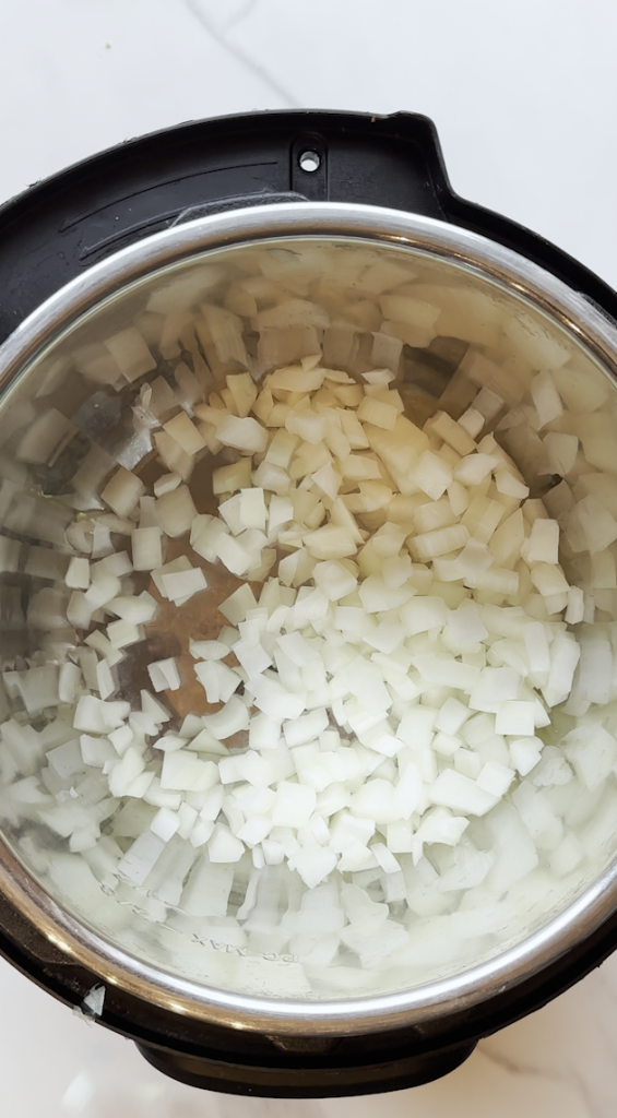 diced onions